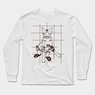 Koji the Singaporean Street Cat Long Sleeve T-Shirt